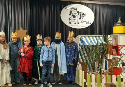 Sternsinder an der Grundschule Kuhstraße